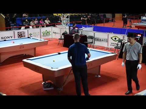 Jayson Shaw made 5 balls to win against Aloysius Yapp.