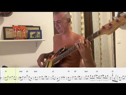 Walking bass jam from Modern Electric Bass (Jaco, John Scofield, Kenwood Dennard)
