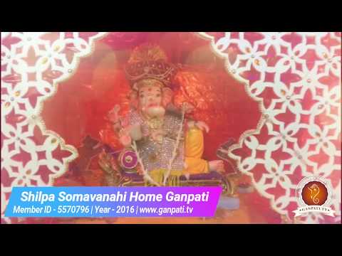 Shilpa Somavanahi Home Ganpati Decoration Video