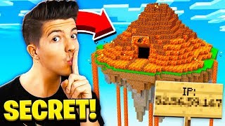 I Made A Secret Sky Base in Minecraft