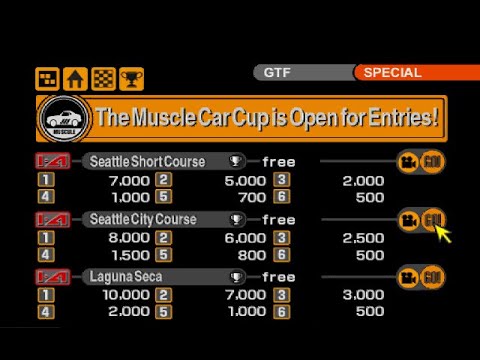Gran Turismo 2: Muscle Car Cup - Camaro Z28 '69 - Seattle Circuit Full Course