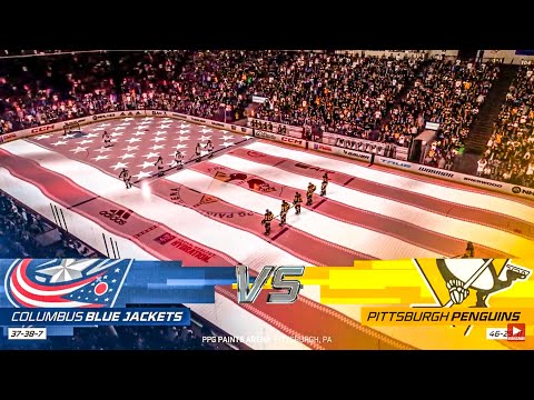 Columbus Blue Jackets vs Pittsburgh Penguins 3/7/2023 NHL 23 Gameplay