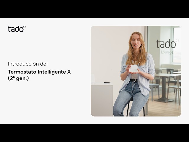 Termostato Inteligente Tado Sensor de Temperatura X 2ª gen. Inalámbrico para Calefacción video