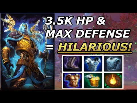 3.5K HP MAX DEFENSE ANIMOSITY CHRONOS! - Season 8 Ranked 1v1 Duel - SMITE