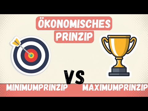 Ökonomisches Prinzip einfach erklärt: Minimum-, Maximum- & Optimumprinzip