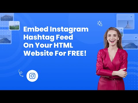 How to embed Instagram hashtag feed on your HTML website for FREE? #embed #instagram #html #free