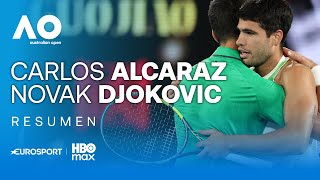 Carlos Alcaraz vs Novak Djokovic | HIGHLIGHTS Y RESUMEN | Open de Australia 2026 | Final