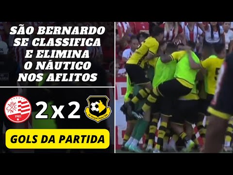 Tigre do ABC classificado e Timbú eliminado | Náutico-PE 2 x 2 São Bernardo-SP | Gols da Partida