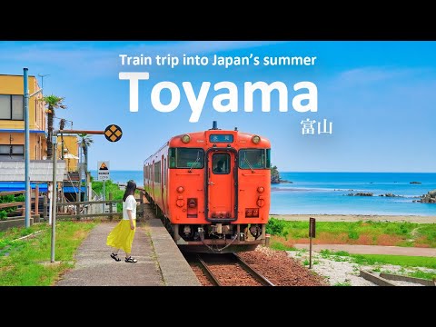 Early Summer Escape to Toyama | A Relaxing Seaside Train Trip in Rural Japan | Japan Travel Vlog
