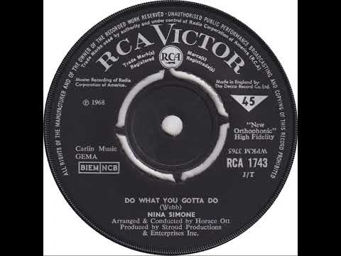 UK New Entry 1968 (217b) Nina Simone - Do What You Gotta Do