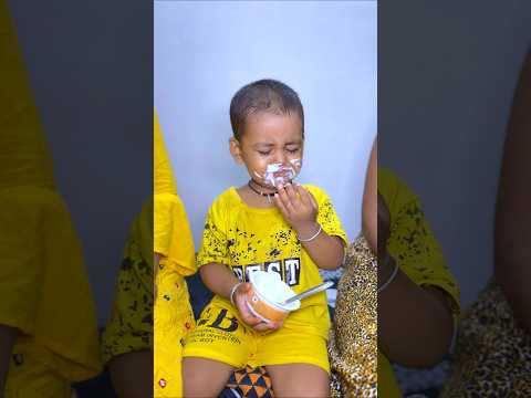 Devanshi sara icecream muh me laga liya 😲❤️#shorts #ytshorts #foryou #icecream #trending #viralvideo