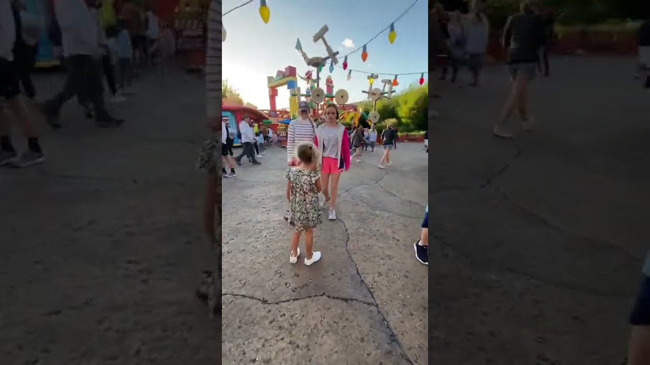 Selah does a weird dance at Disney World 😂