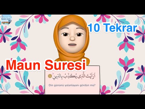 Maun Suresi  / 10 Tekrar / Ezber Dualar