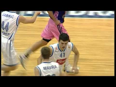 ABA Liga 2014/15, Round 16 highlights: Cibona - Mega Leks (5.1.2015)