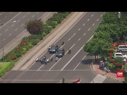 [EKSKLUSIF] Video Pelaku Serangan Thamrin Tembaki Polisi