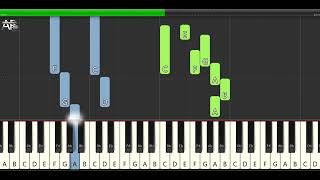 Some Things I'll Never Know - Teddy Swims | Adelina Piano synthesia tutorial