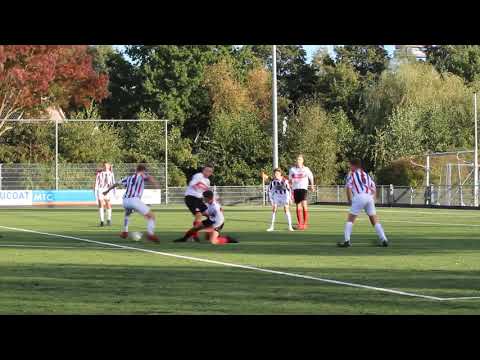 (A) ASC Nieuwland jo17-1 vs Hoogland jo17-2 op 27-10-2018