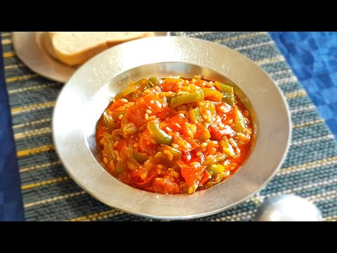 Najukusniji recept za LJETNI SATARAŠ 👌  Svi ukućani su oduševljeni❗ Jeftin ručak iz tiganja!