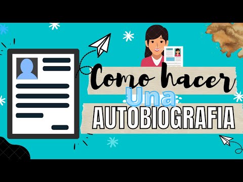 Cómo hacer una Autobiografía 🌵 Qué es, Características, pasos.