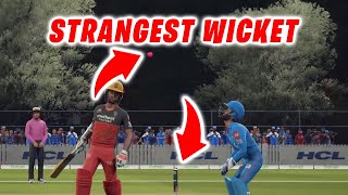 Strangest Wicket Ft Sundar & Axar - DC vs RCB - IPL 2021 - Cricket 19 #Shorts by Anmol Juneja