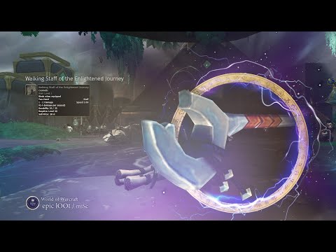 Walking Staff of the Enlightened Journey and Sandtails Drape from Enlightened Broker Supplies