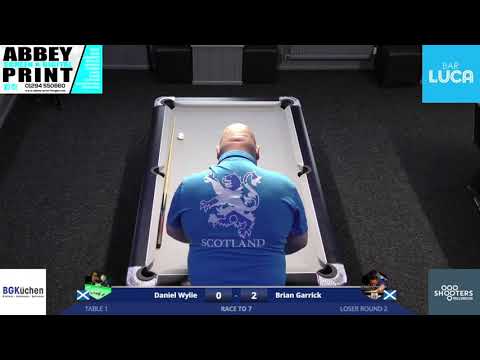 Ayrshire Open Loser Round 2 (Table 7 Shooters) - Daniel Wylie v Brian Garrick