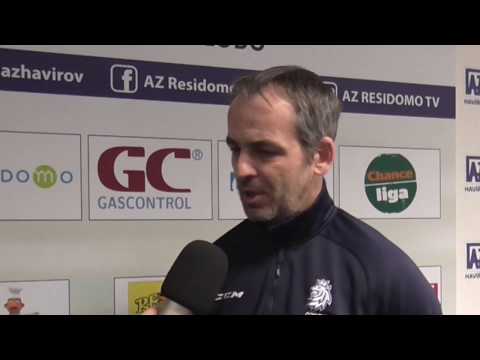 AZ Residomo Havířov - HC Stadion Litoměřice 1:2 (30.10.2019) - trenér Daniel Tvrzník (LTM)