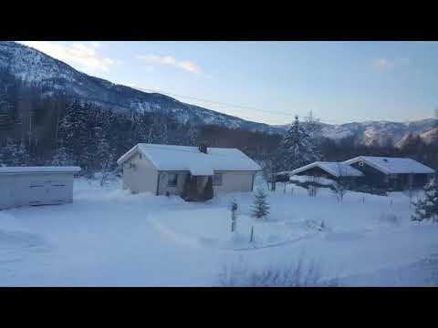 Norway-*Oslo-Bergen*World Beautiful Scenic Train Ride, Stunning Snowy Mountain Sunset and Ski slides