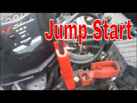 Dead Car Battery How to Jump start using schumacher