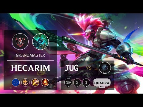 Hecarim Jungle vs Kindred - EUW Grandmaster Patch 9.9