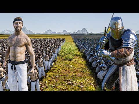 1000 CHUCK NORRIS vs 2 MILLION HEAVY KNIGHTS - Ultimate Epic Battle Simulator 2 UEBS 2