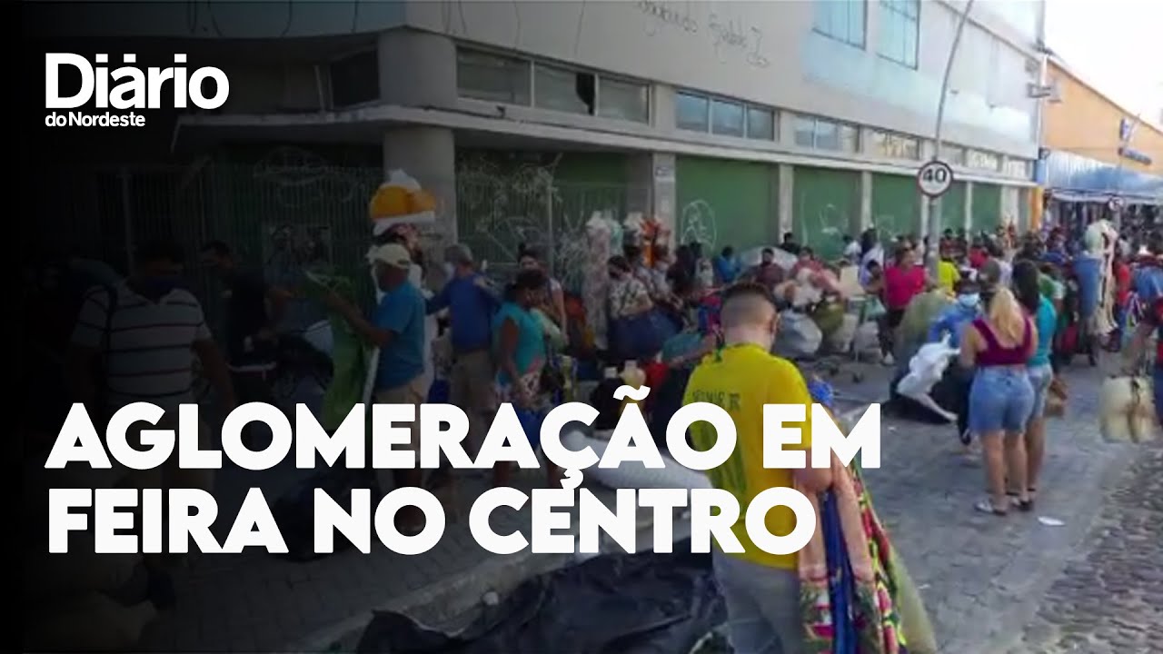 Imagem da notícia: Feira da José Avelino volta a registrar aglomerações de ambulantes