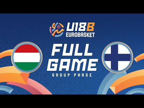 Group Phase | Hungary v Finland | Full Basketball Game | FIBA U18 EuroBasket 2025 - Division B