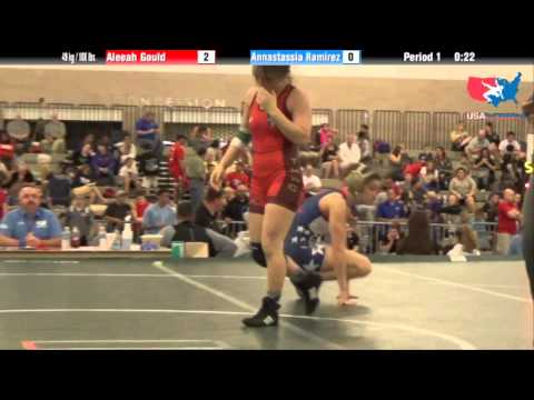 FILA Cadet 49 kg / 108 lbs. - Aleeah Gould vs. Annastassia Ramirez