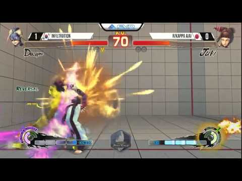 Infiltration (Decapre) vs AI AI (Juri) - EVO 2015 USF4 - Top 8 Winners