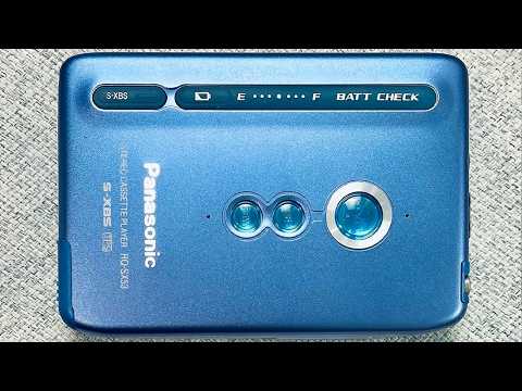 Panasonic SX53 Walkman Cassette Player, Near Mint Rare Blue ! Working ! image 14