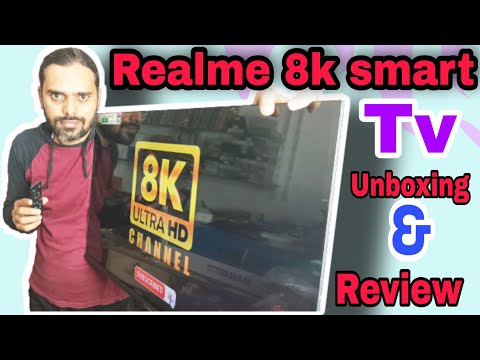 Realme 8k smart TV Unboxing and Review | Techlit