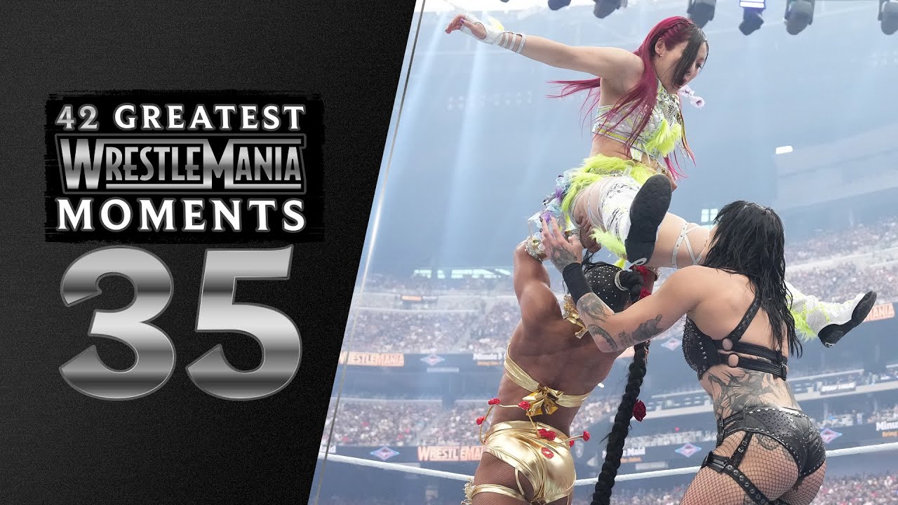 IYO SKY defeats Bianca and Rhea in show-stealer | WrestleMania 41: 42 Greatest WrestleMania Moments