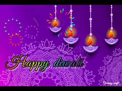 Beautiful Happy Diwali wishes Video | charmy Graphics | Diwali animation 🪔