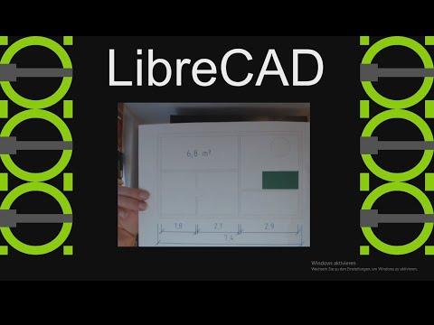 LibreCAD für Einsteiger - Teil 3: Ebenen, Farben, Füllungen & Beschriftungen