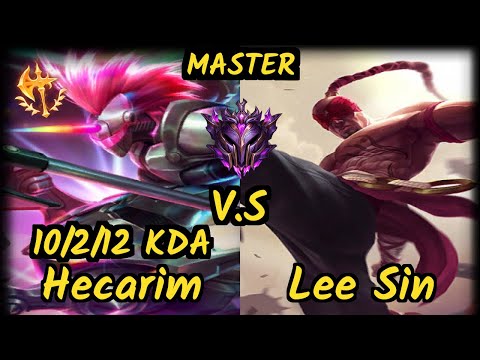 VGIA Razork (HECARIM) vs LEE SIN - 10/2/12 KDA JUNGLE GAMEPLAY - EUW Ranked MASTER