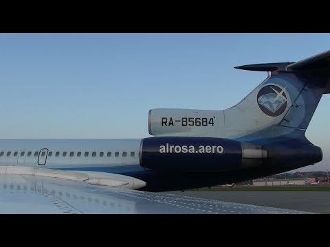 THE SIGHT & THE SOUND 2/4 : Flight onboard Alrosa TU-154M RA-85684 from Sochi (AER) to Moscow (DME)