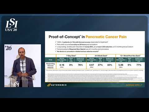 Brad Hauser, Autonomix Medical, Inc. - Nerve mapping and ablation for targeted pain relief | LSI USA '26