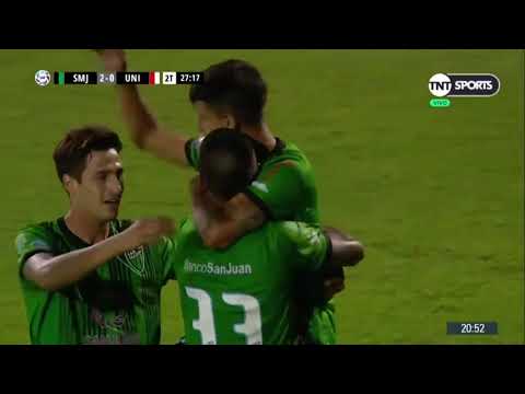 Segunda gol de Pablo Palacios en el triunfo 2-0 sobre Unión en la Superliga (@TNTSportsLA)