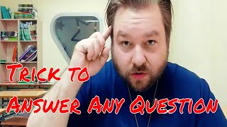 How to Answer Any Question in English - Simple Trick to Flip the Question