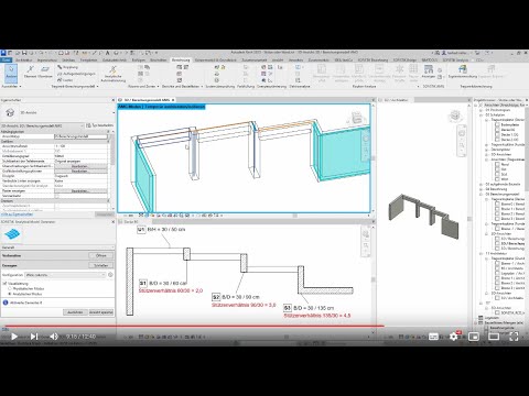 SOFiSTiK AMG Teil 18 - Stütze als Linie oder Membran in Revit mit SOFiSTiK AMG