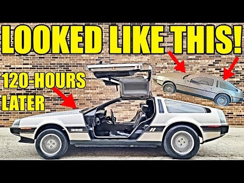 I Finished The 120-Hour Restoration Of My Rodent Infested DeLorean! Sat Abandoned For 32 Years!