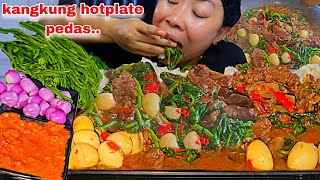Download lagu  MANTAPNYO 🤤MASAK KANGKUNG HOTPLATE PEDAS 🤤🥵‼️ mp3