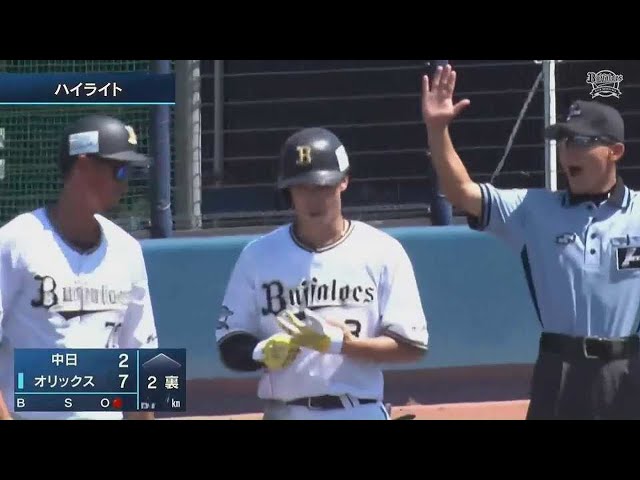 【ファーム】6月28日 バファローズ対ドラゴンズ ハイライト