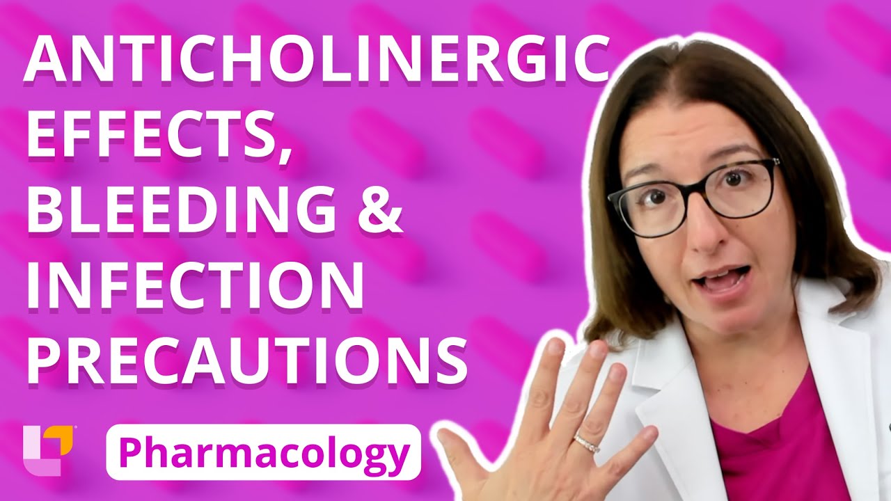 Anticholinergic Effects, Bleeding & Infection Precautions